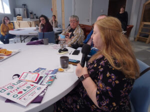 Participant (Cindy) at digital workshop