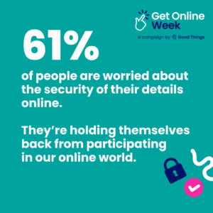 61% of people are worried about the security of their details online