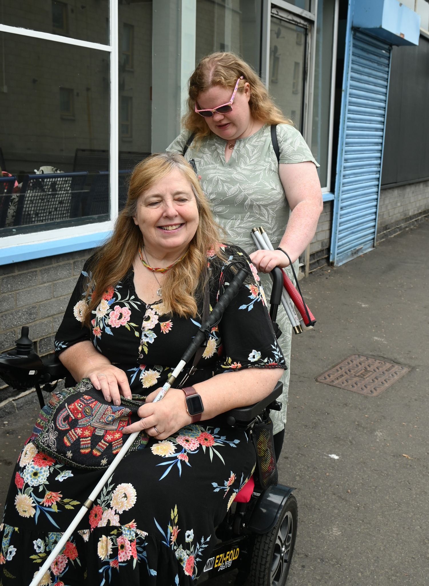 Cindy and Dianne assessing toilets around Perth