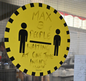 Cafe Sticker - faded