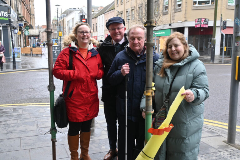 Scaffolding Street audit conducted in Perth, Cindy and Richard with counsellor Barret and Megan from PKC