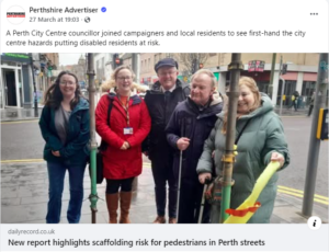 scaffolding article in perthshire advertiser cover march 2026